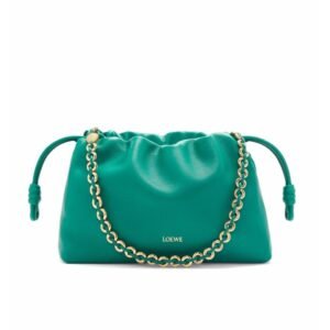 LOEWE MINI FLAMENCO PURSE BAG IN SOFT LAMBSKIN