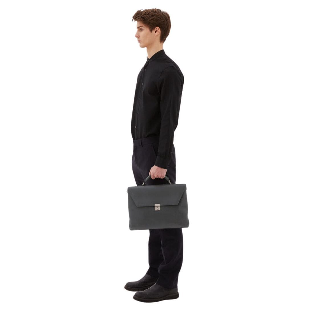VALEXTRA AVIETTA BRIEFCASE WITH FLAP 24H - Image 7