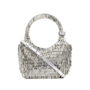 COURREGES HOLY EMBROIDERED MINI BAG