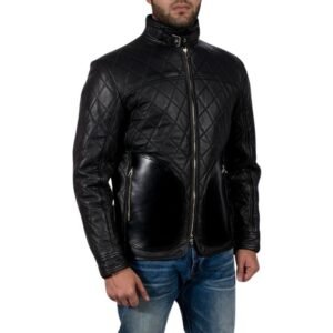 EQUILIBRIUM BLACK LEATHER JACKET