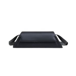 MARNI MINI TRUNKOISE BAG IN SMOOTH BLACK LEATHER