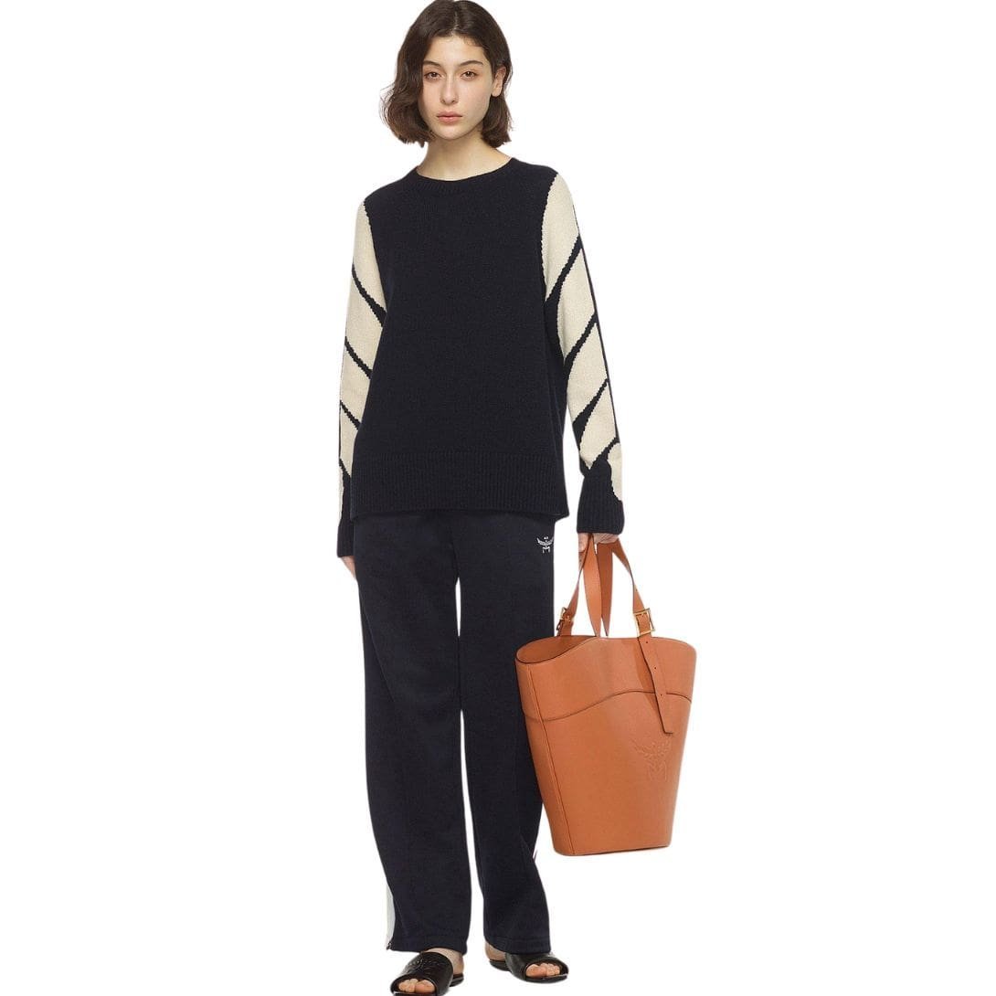 MCM LARGE HIMMEL TOTE IN SPANISH NAPPA LEATHER COGNAC - Image 6