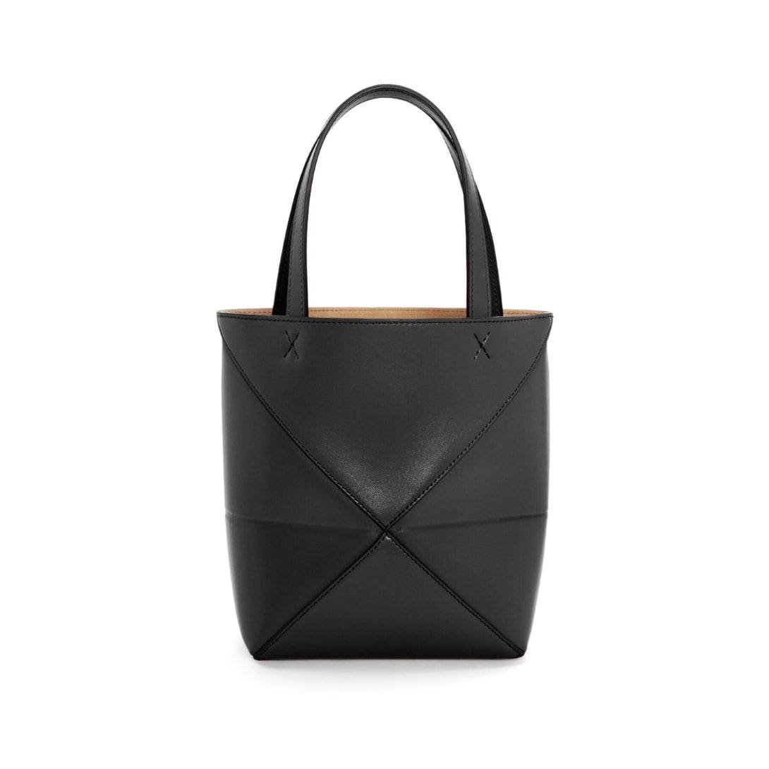 LOEWE PUZZLE FOLD TOTE MINI BAG IN SHINY CALFSKIN - Image 6
