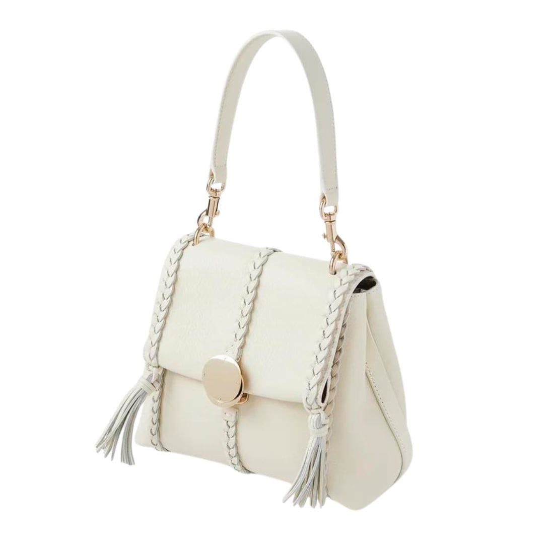 CHLOE PENELOPE SMALL SOFT SHOULDER BAG WHITE - Image 2