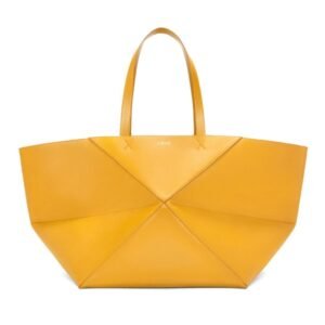 LOEWE PUZZLE FOLD TOTE XXL BAG IN SHINY CALFSKIN