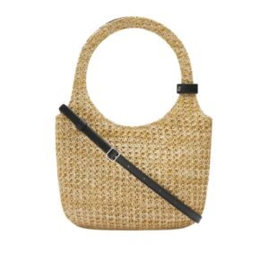 COURREGES HOLY RAFFIA BAG