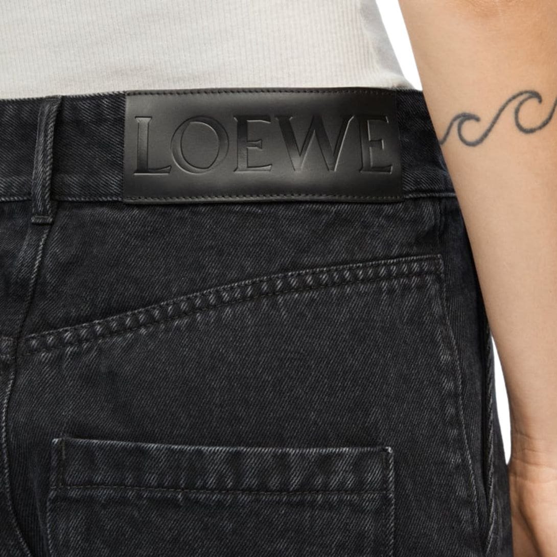 LOEWE ANAGRAM BAGGY JEANS IN DENIM - Image 4
