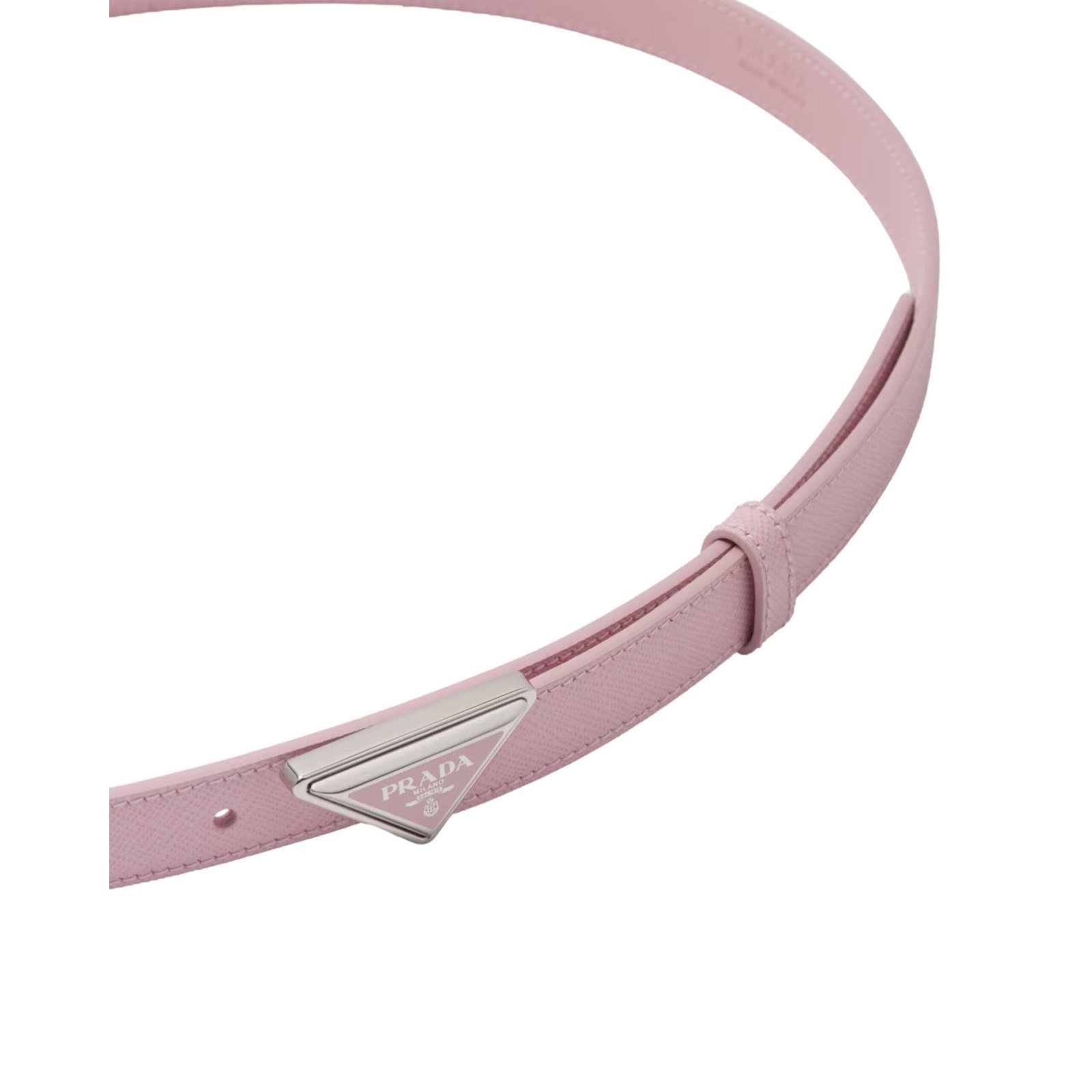 PRADA SAFFIANO LEATHER BELT IN PINK - Image 2