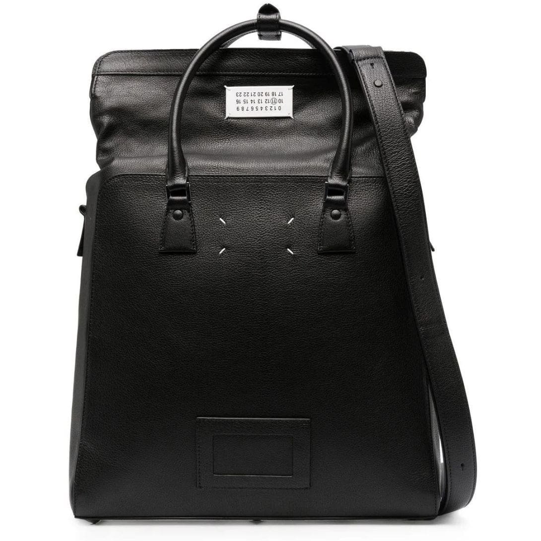 MAISON MARGIELA 5AC DAILY VERTICAL LEATHER BACKPACK