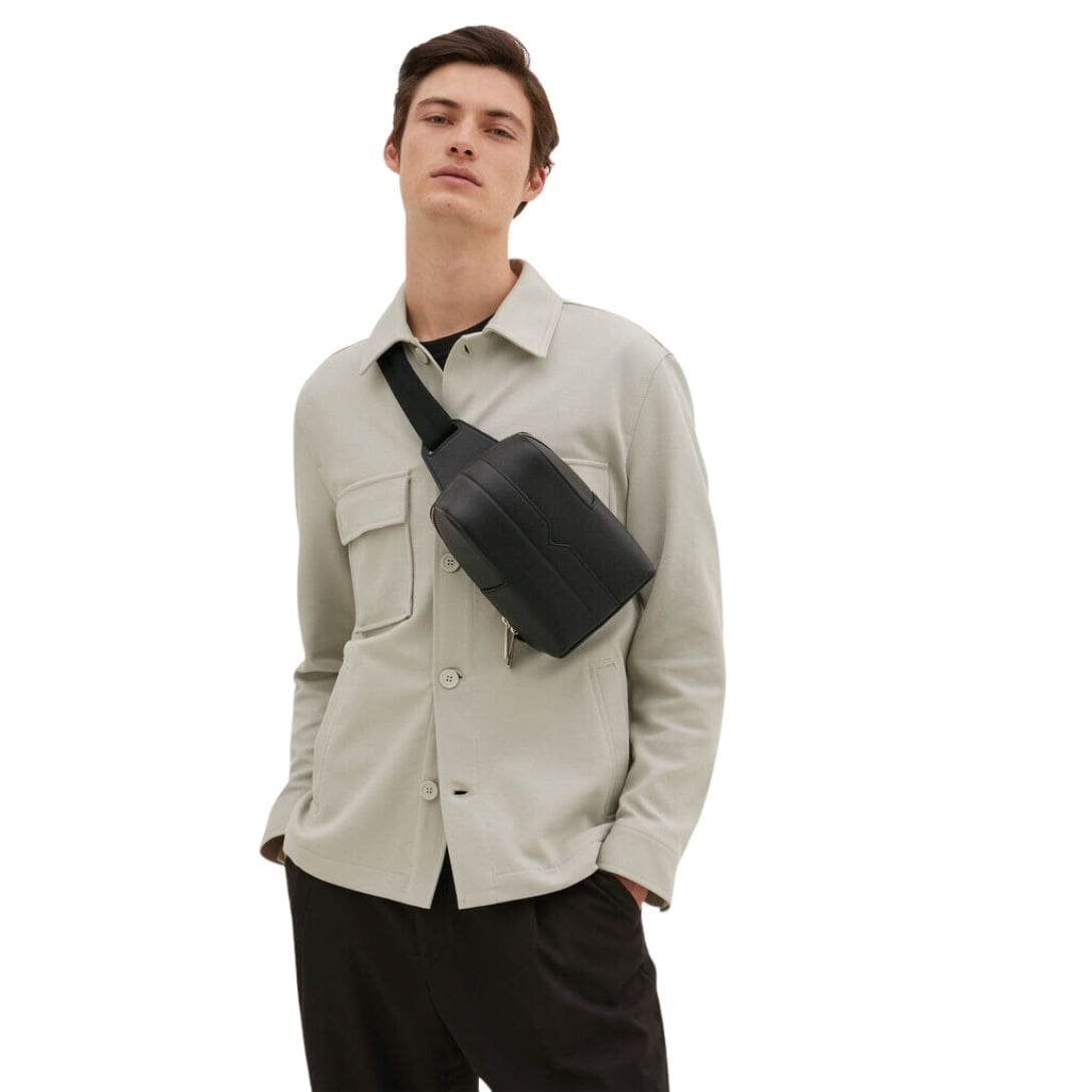 VALEXTRA V-LINE ONE SHOULDER MINI BACKPACK - Image 11