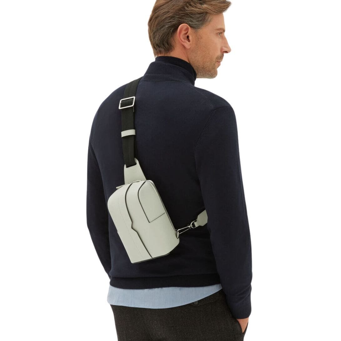 VALEXTRA V-LINE ONE SHOULDER MINI BACKPACK - Image 9