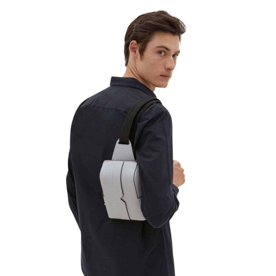 VALEXTRA V-LINE ONE SHOULDER MINI BACKPACK - Image 9