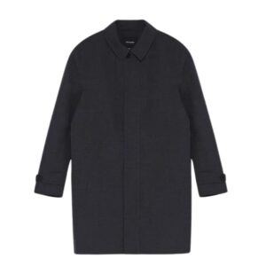 YVES SALOMON TECHNICAL COLD WOOL MAC COAT