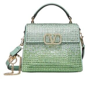 VALENTINO GARAVANI MINI VSLING HANDBAG WITH RHINESTONES