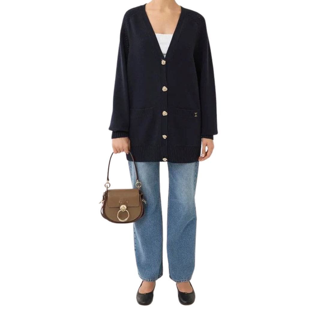 CHLOE SMALL TESS BAG DARK NUT - Image 4