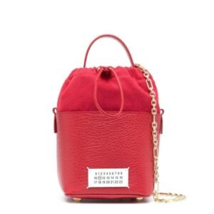 MAISON MARGIELA SMALL 5AC LEATHER BUCKET BAG