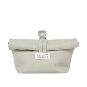 MAISON MARGIELA PAPER LEATHER CLUTCH BAG