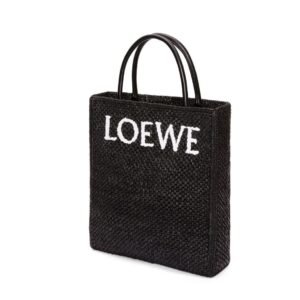 LOEWE STANDARD A4 TOTE BAG IN RAFFIA