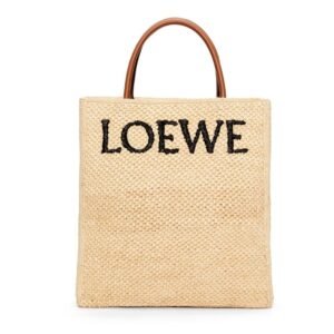 LOEWE STANDARD A4 TOTE BAG IN RAFFIA