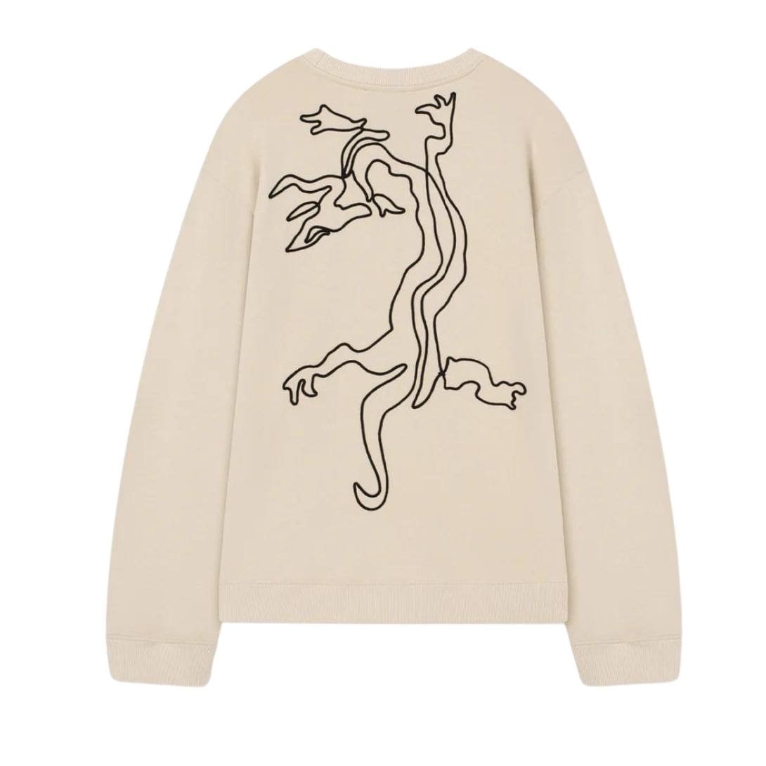 NANUSHKA REMY FLEECE SWEATSHIRT NUDE - Image 3