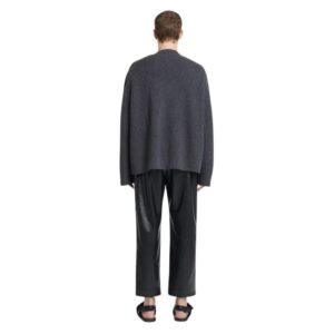 NANUSHKA LARAN CASHMERE-BLEND CARDIGAN SCHOOLGREY