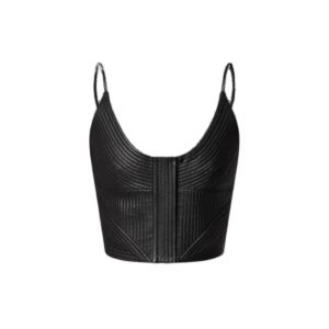 LOUIS VUITTON PINSTRIPE LEATHER CAMISOLE