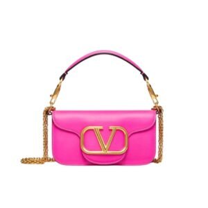 VALENTINO GARAVANI LOCÒ SMALL SHOULDER BAG IN CALFSKIN