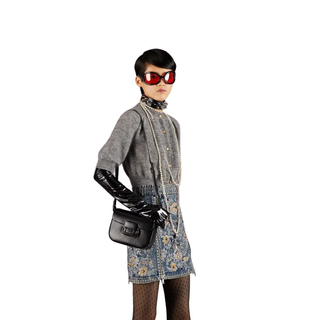 GUCCI HORSEBIT 1955 SMALL SHOULDER BAG - Image 10