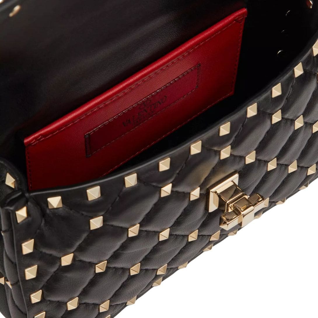 VALENTINO GARAVANI SMALL NAPPA ROCKSTUD SPIKE BAG - Image 10