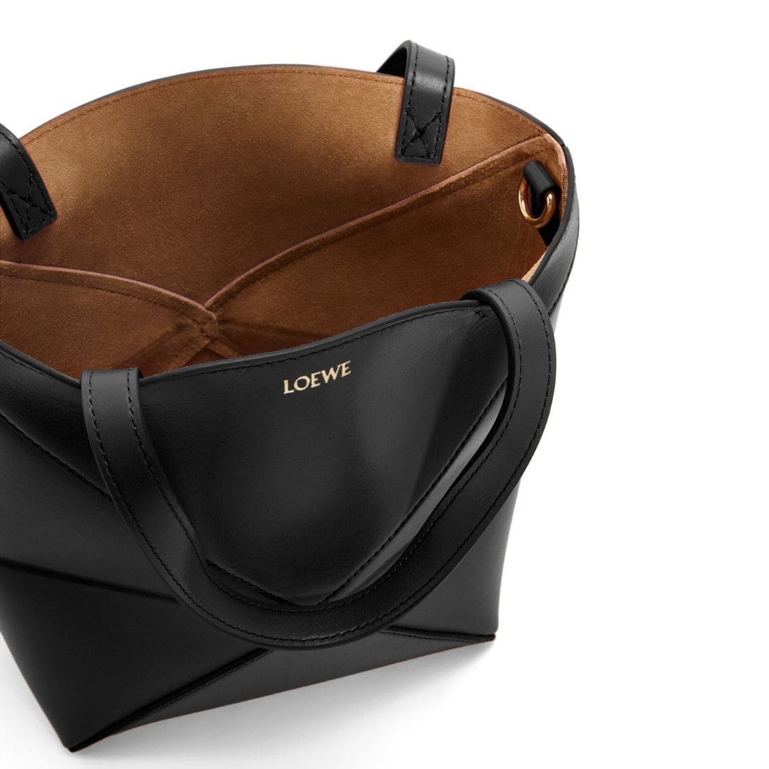 LOEWE PUZZLE FOLD TOTE MINI BAG IN SHINY CALFSKIN - Image 3