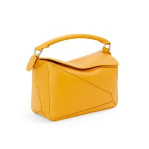 LOEWE SMALL PUZZLE BAG IN SATIN CALFSKIN