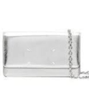 MAISON MARGIELA MEDIUM METALLIC WALLET-ON-CHAIN
