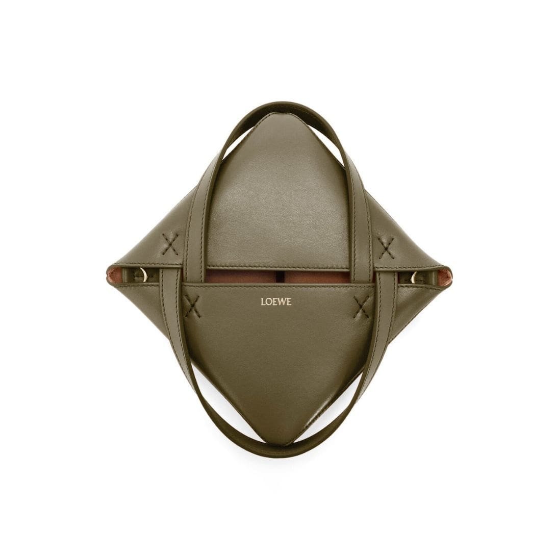 LOEWE PUZZLE FOLD TOTE MINI BAG IN SHINY CALFSKIN - Image 7