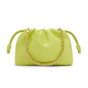 LOEWE MINI FLAMENCO PURSE BAG IN SOFT LAMBSKIN