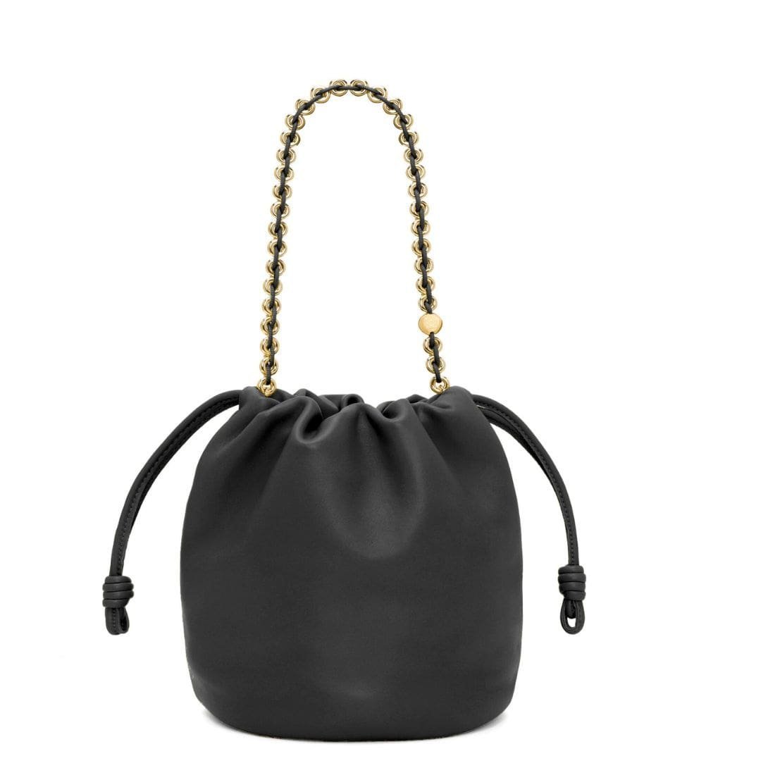 LOEWE FLAMENCO PURSE BUCKET BAG IN SOFT LAMBSKIN - Image 11