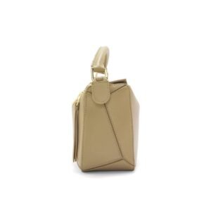 LOEWE SMALL PUZZLE BAG IN SATIN CALFSKIN