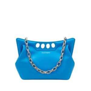 ALEXANDER MCQUEEN WOMENS THE PEAK BAG SMALL IN LAPIS BLUE