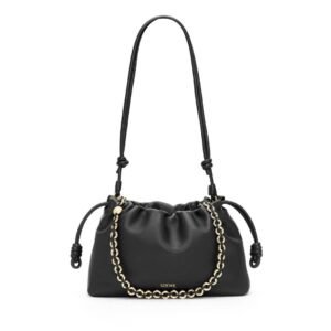 LOEWE MINI FLAMENCO PURSE BAG IN SOFT LAMBSKIN