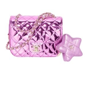 CHANEL MINI FLAP BAG & STAR COIN PURSE