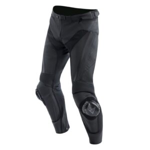 DAINESE DELTA 4 S/T LEATHER PANTS BLACK MATT