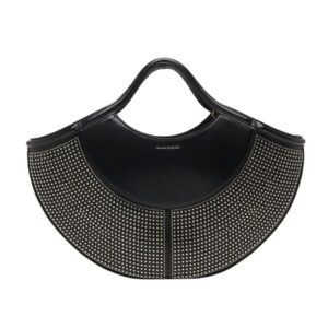 ALEXANDER MCQUEEN WOMEN’S THE COVE BAG IN BLACK