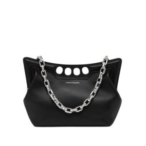 ALEXANDER MCQUEEN WOMEN’S THE PEAK BAG SMALL IN BLACK