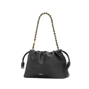 LOEWE MINI FLAMENCO PURSE BAG IN SOFT LAMBSKIN