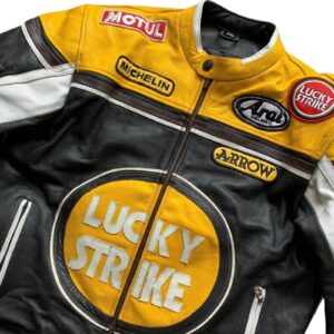 Lucky Strike Racing Leather Jacket