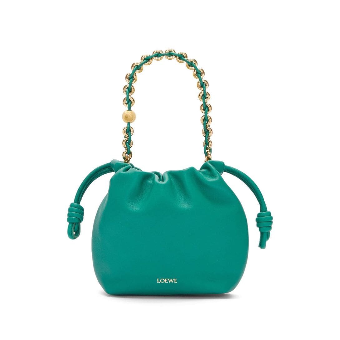 LOEWE MINI FLAMENCO PURSE BAG IN SOFT LAMBSKIN - Image 3