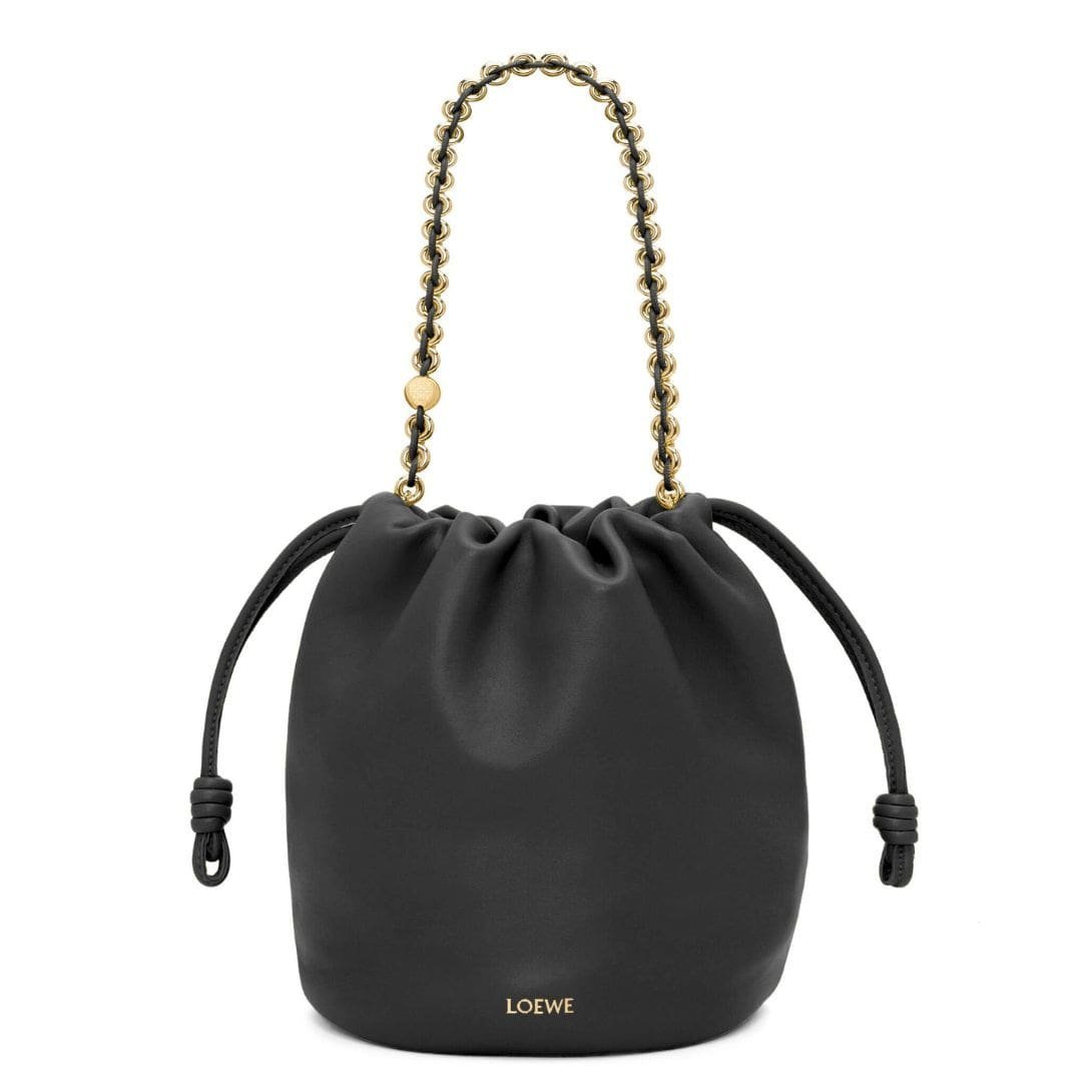 LOEWE FLAMENCO PURSE BUCKET BAG IN SOFT LAMBSKIN - Image 13