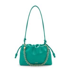 LOEWE MINI FLAMENCO PURSE BAG IN SOFT LAMBSKIN