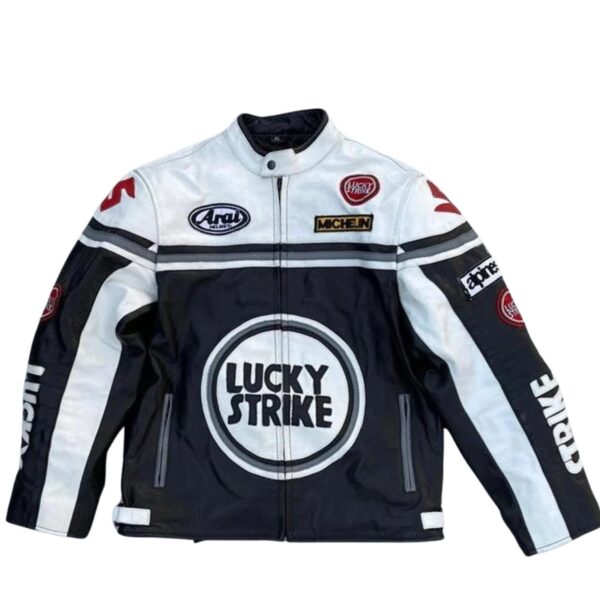 Lucky Strike Racing Leather Jacket