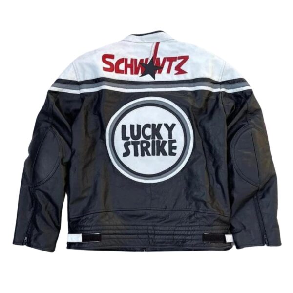 Lucky Strike Racing Leather Jacket - Image 2