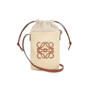 LOEWE SQUARE POCKET IN WRATH PALM AND CALFSKIN